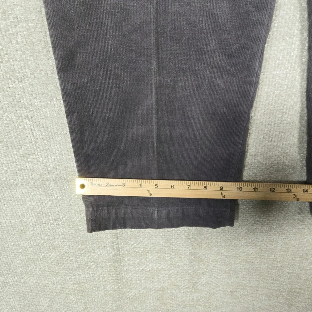 Vintage Sears Flannel‎ Lined Corduroy Work Pants 40x30 Grey Plaid Lined 80s